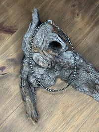 Image 1 of 3mm-6mm Graduated Sterling Silver Pearls 