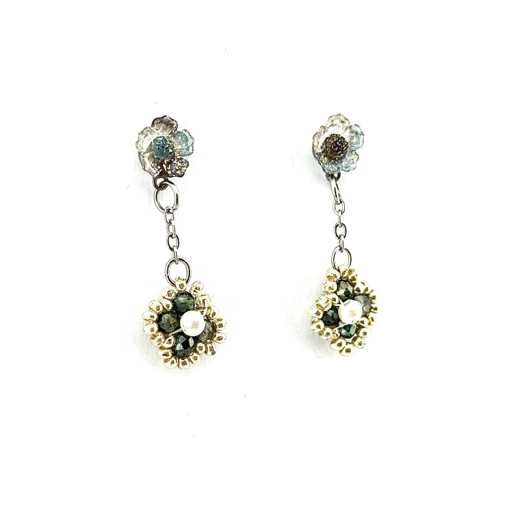 Image of Little Hydrangea Earrings
