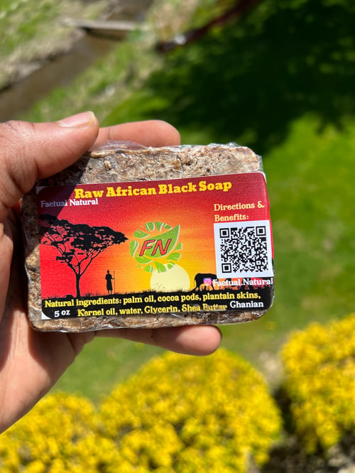 Image of Raw Natural African Black Soap