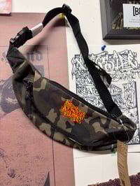 Image 1 of RHAPSODY RECS BUM BAG ORANGE ON CAMO 