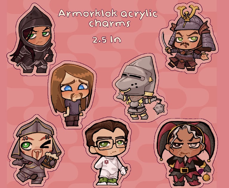 Armorklok Charms (Preorder!)