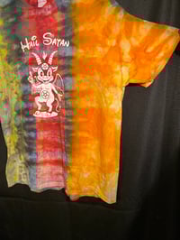 Image 3 of 2XL Hail Satan Tie Dye Shirt