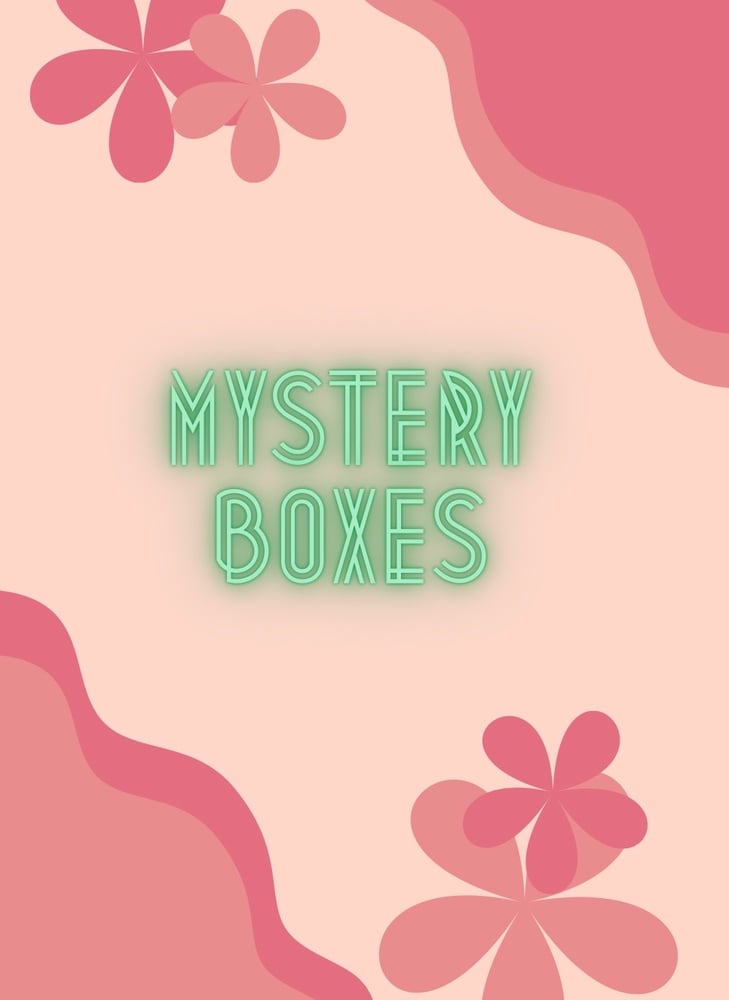 Image of mystery boxes