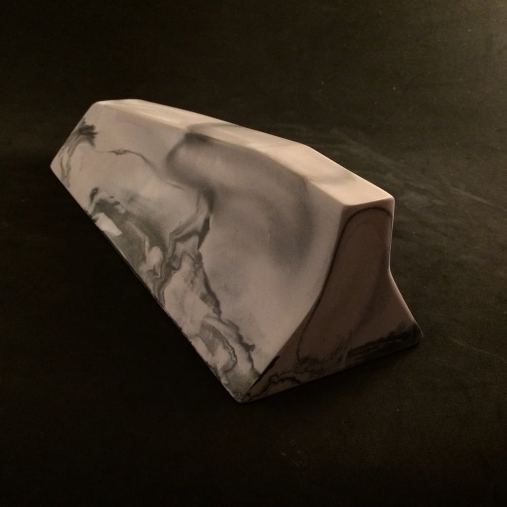 Image of Wired Ramps Slope'd Barrier (Dark Grey and White)