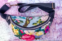 Image 3 of "FLORAL TAPESTRY" HIP BAG