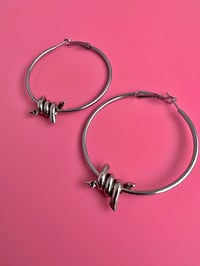 Image 1 of BASIC BARBED WIRE HOOPS