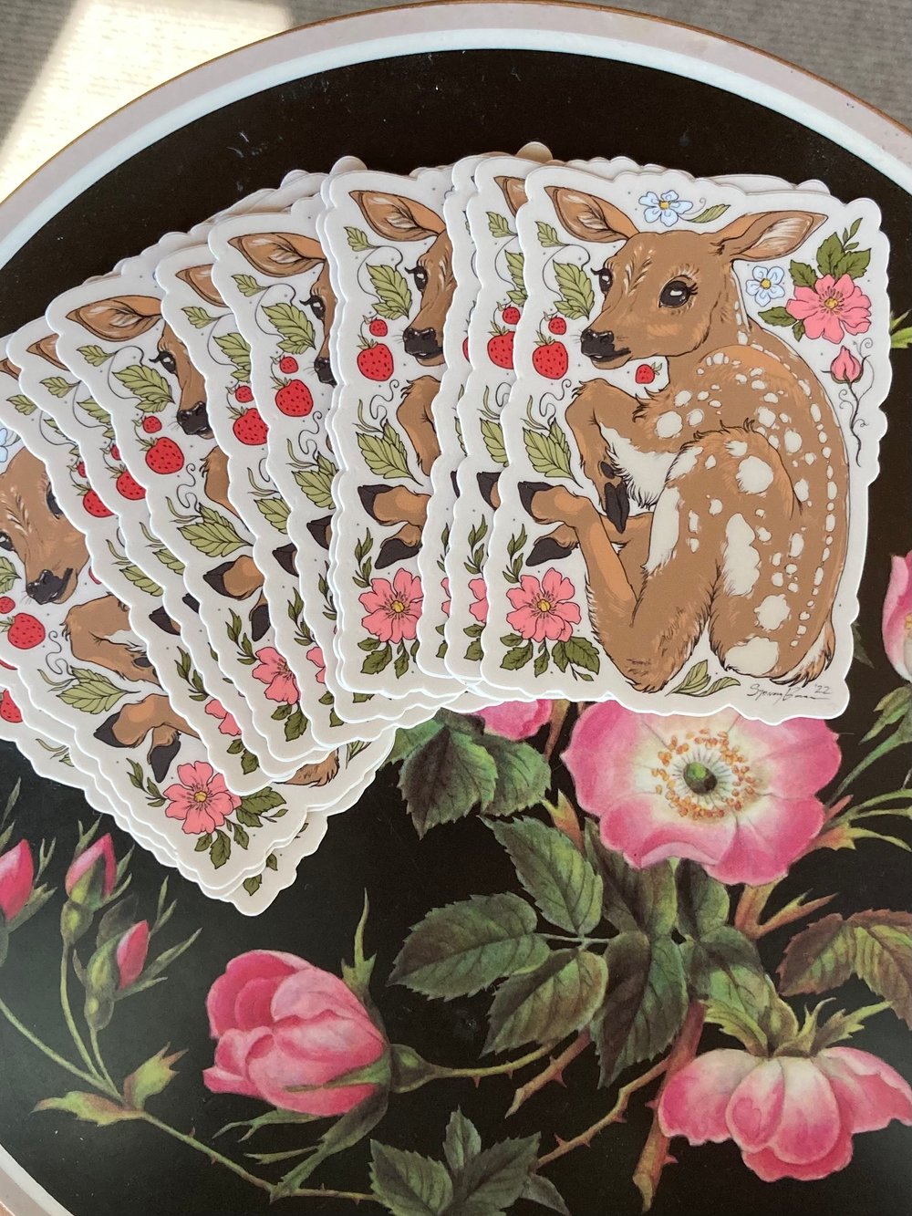 Image of Strawberry Fawn Sticker