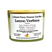 Image 1 of The Luxury Collection Lemon Verbena White Frost Candles 