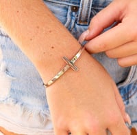 Image 3 of Philippians 4:13 Cross Bracelet | Waterproof