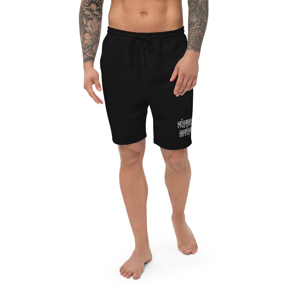 Image of M/A Embroidered Fleece Shorts