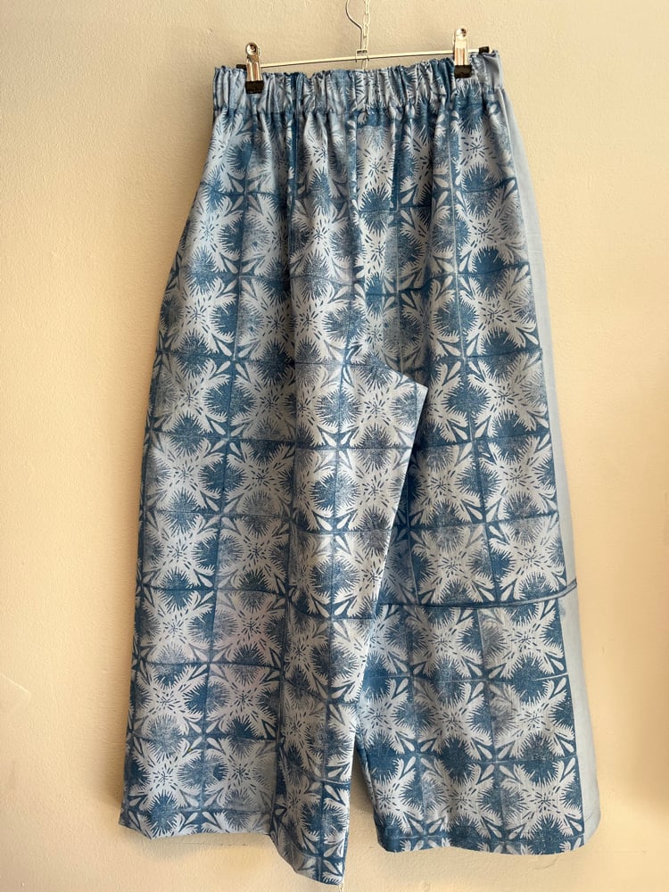 Image of Oversize pants blue batik  (xs-xxl))