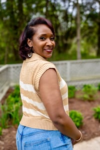 Image 3 of Lightweight Polo Sweater Vest