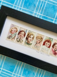 Image 8 of Framed 1930s Collectors Cards inc Motor Cars, Aeroplanes, Yachts, Film Stars, Dance and Exercise