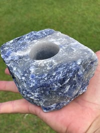 Image 9 of Sodalite Candle / Sphere Holder #1847