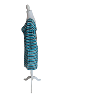 Image 4 of Trina Turk women’s blue aqua midi size 2 dress 