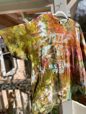 Image of 2XL MILF Man I Love Frogs Tie Dye Shirt 4