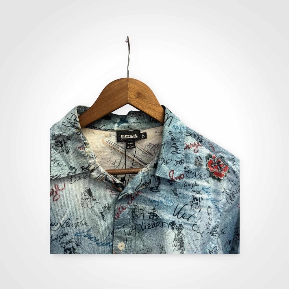 Image of Just Cavalli Graffiti Shirt