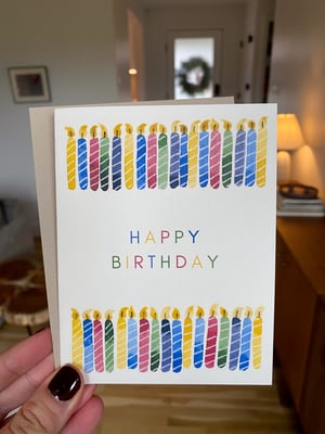 Image of Birthday Candles - Greeting Card
