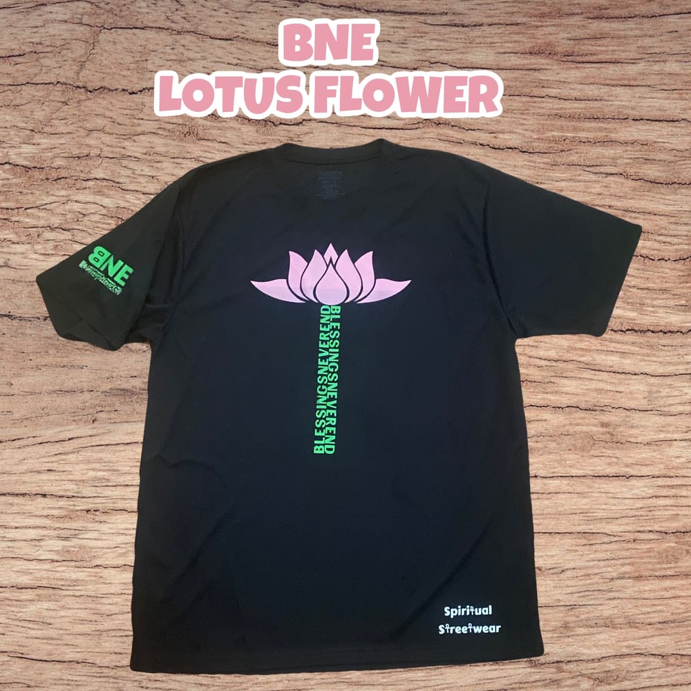 BNE Lotus Flower Tee (black)