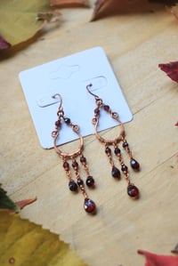 Image 3 of Mini Teardrop Chandelier Earrings