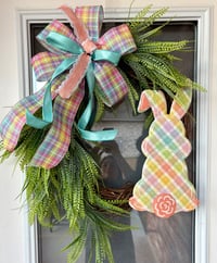 Image 1 of Bunny Grapevine Wreath 