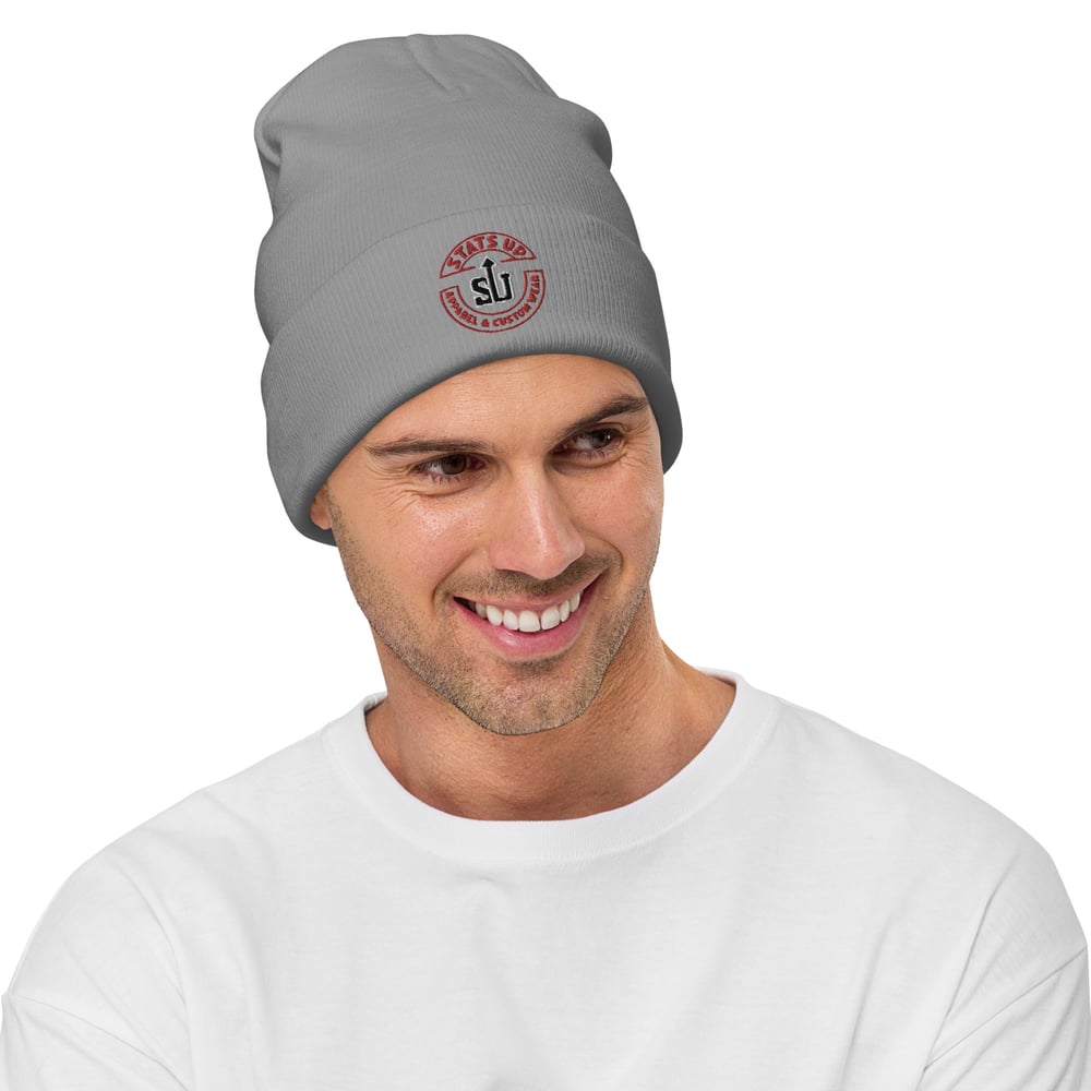 Image of Stats Up: Embroidered Beanie