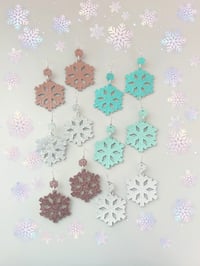 Snowflake earrings