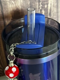 Image 2 of Fourth of July Memorial Day Patrotic Red White and Blue Tumbler Straw Dangle