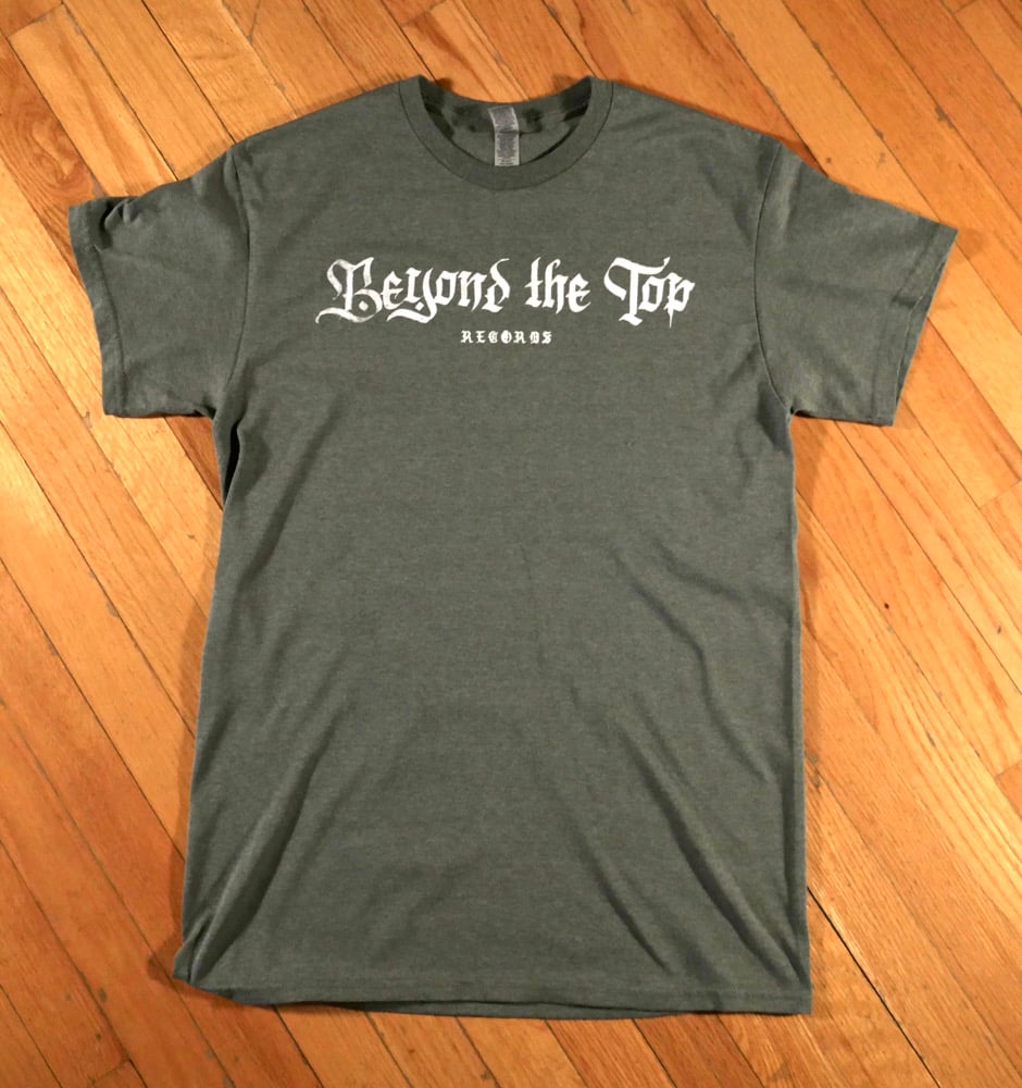 Image of Olive Green w/ White BTT Shirt