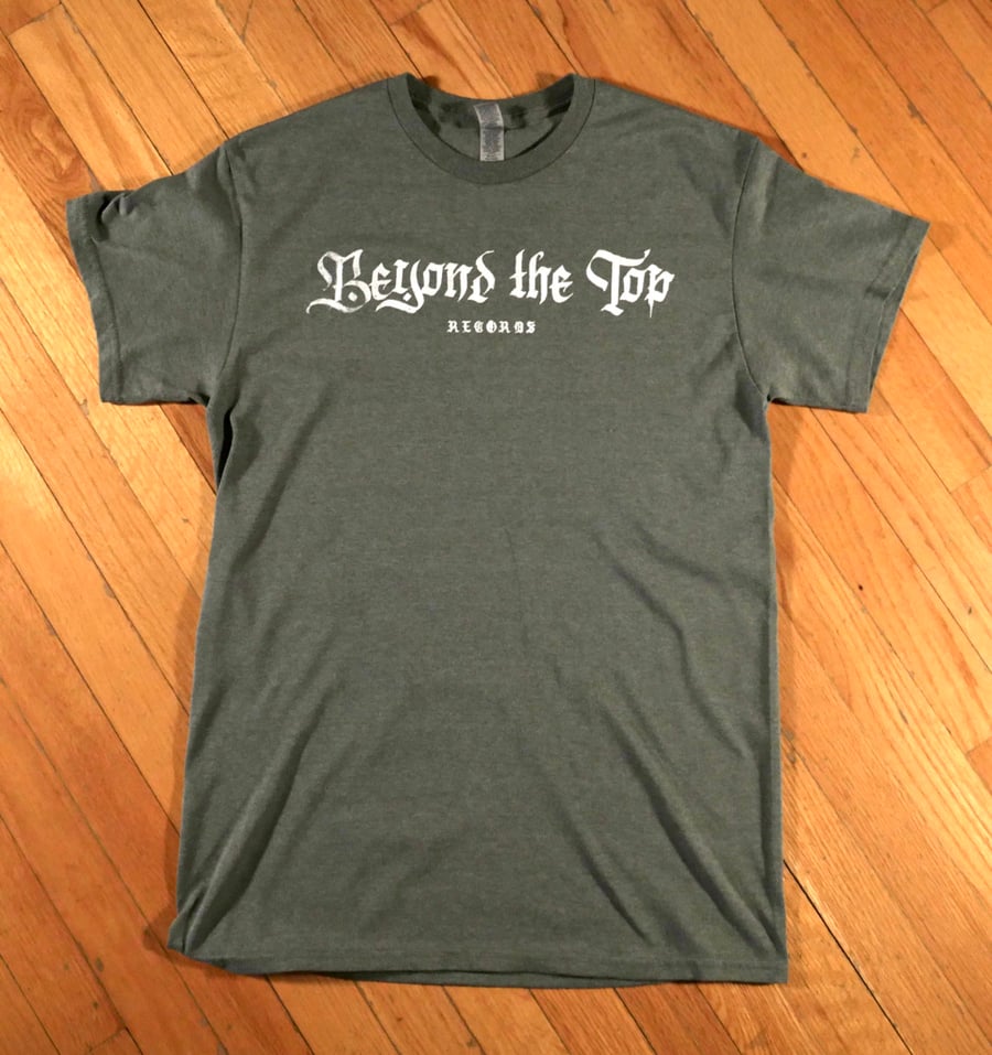 Image of Olive Green w/ White BTT Shirt 