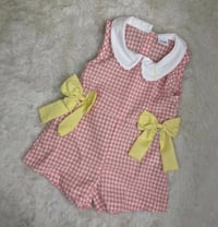 Image 1 of Striped Bow Playsuit