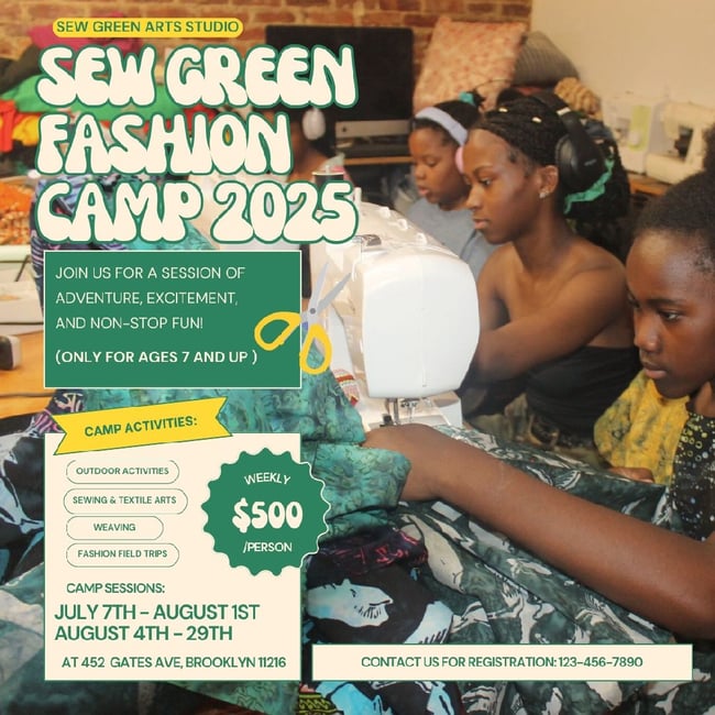 Sew Green Fashion Camp 2025