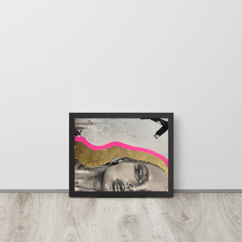 Image of Love & Hate Crop Framed poster