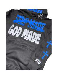 Image 2 of “God Made” hoodie (Blue)