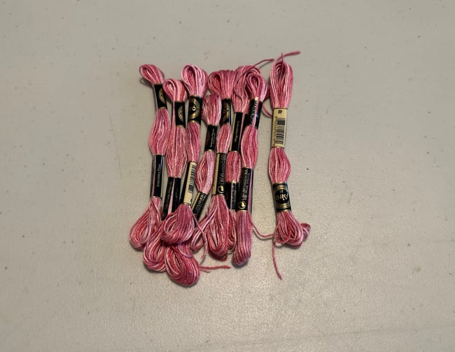 Variegated threads lot 1….