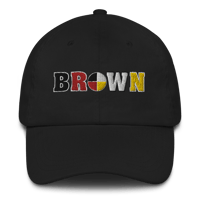 Image 1 of Lower AZ 4-Directions Brown Dad hat