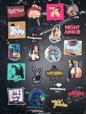 Image of NIGHTJUNKIE STICKER PACK 2026