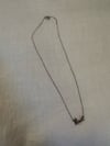 vintage LOVE sterling silver necklace 