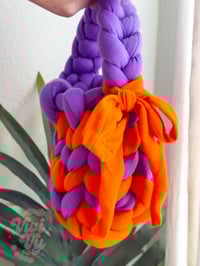 Image 2 of Multicolor Micro Belly Bag- Tangerine & Lavender 