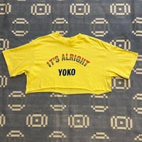 Image 1 of 80s Cropped It’s alright Yoko Sz M