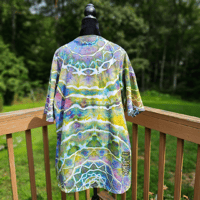 Image 4 of Ice Dyed (2XL) Mandala Adult Unisex T-shirt