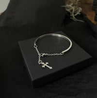 Image 1 of Cross Cuff Bracelet