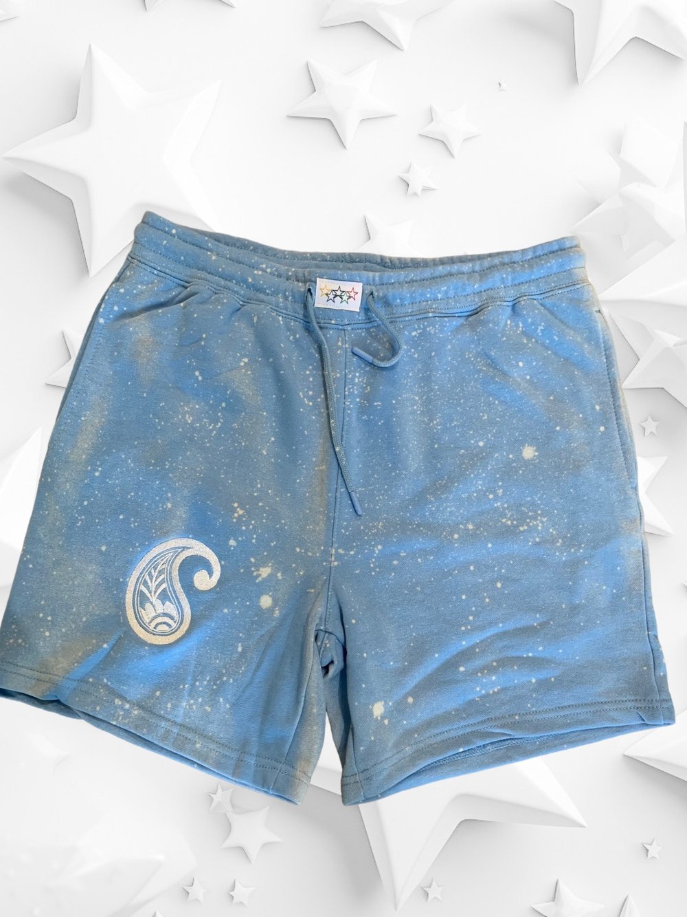 Baby Blue Galaxy Shorts