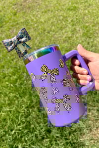 Image 1 of 20oz Stainless Steel Leopard Mug 