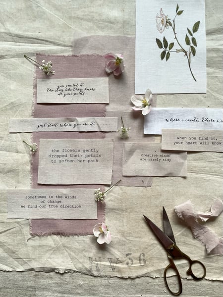 Image of Fabric Quotes #inspired