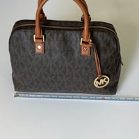 Image 14 of Michael Kors Medium Monogram Satchel