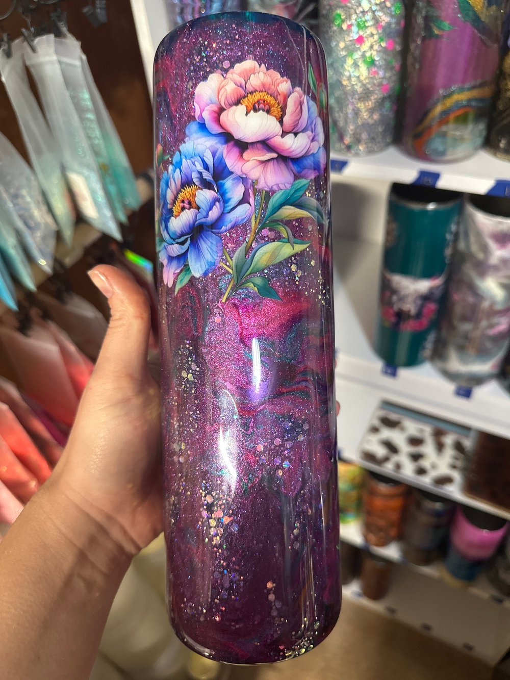 Image of 35oz dup flowers