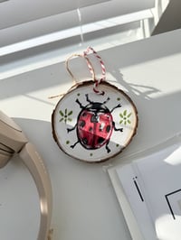 Image 3 of wood slice ornaments