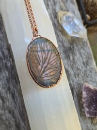 Image 4 of Electroformed carved labradorite necklace 02
