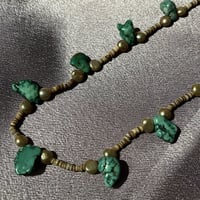 Image 4 of Heishi, Pearl, & Turquoise Nugget Necklace